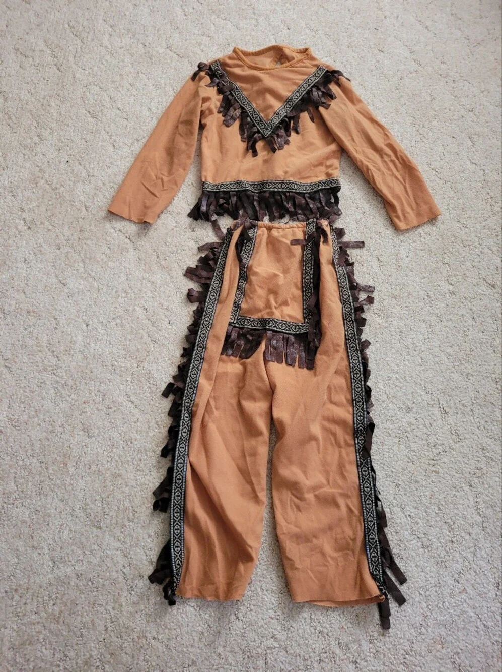 Rubies Native Amerivan Indigenous Warrior Costume